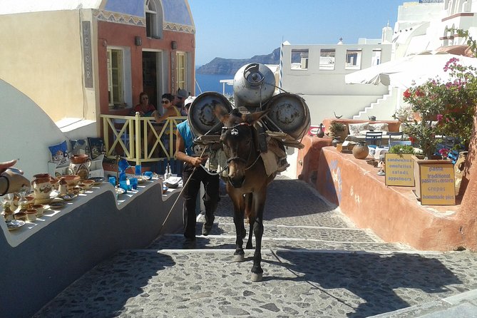 Santorini - the Pearl of the Aegean - Relaxing at Perivolos Beach