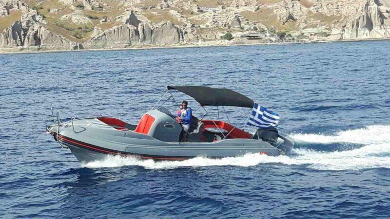 Santorini: Thirassia and Santorini Caldera Speedboat Cruise - Key Points