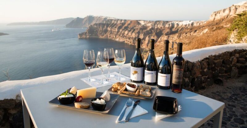 Santorini: Three Wineries and One Brewery Tour With Tastings - Art Space Winery