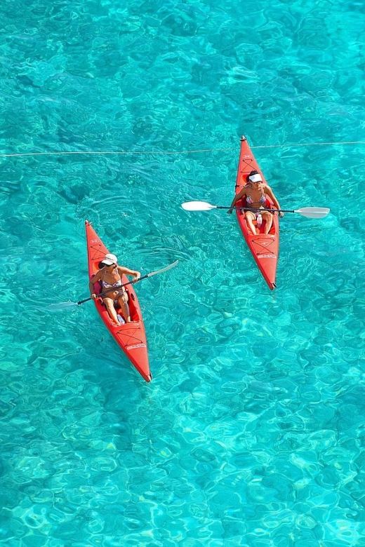 Santorini Thrill Trio: Jet Ski, Tube, Kayak Package - Kayak or SUP Rental