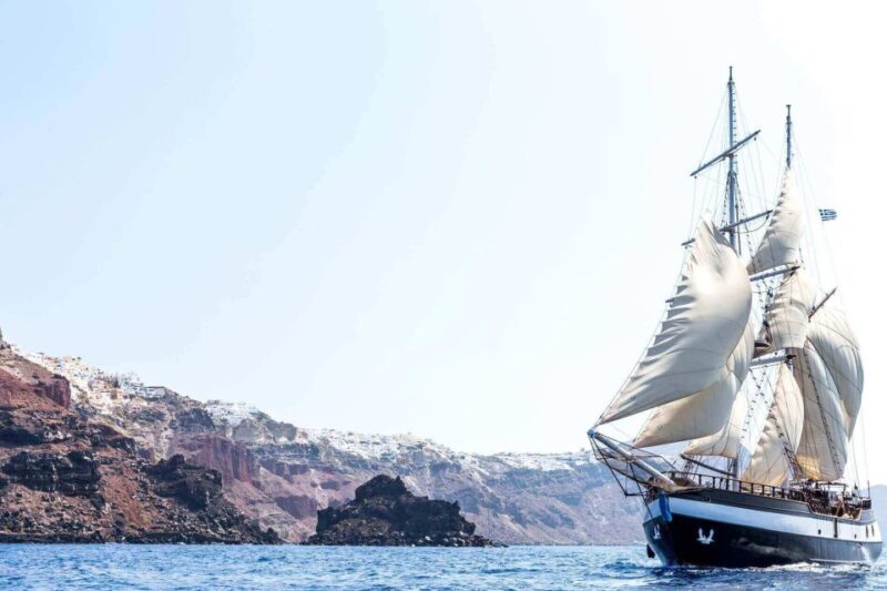 Santorini: Volcanic Sunset Cruise With Dinner - Sunset Cruise With Hot Springs and Thirassia
