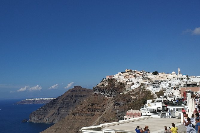 Santorini: Walking Tour of Fira - Panoramic Cable Car Ride