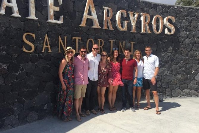Santorini Wine Adventure With 12 Wine Tastings, Tapas and Sunset - Accessibility and Group Size