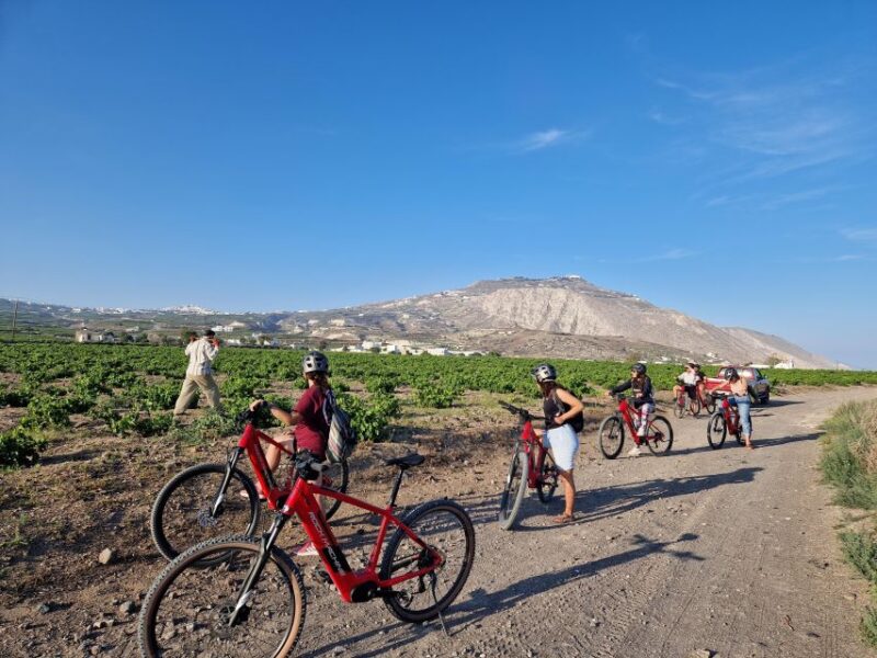 Santorini: Wine Country E-Bike Tour - Exploring Tomato Industrial Museum