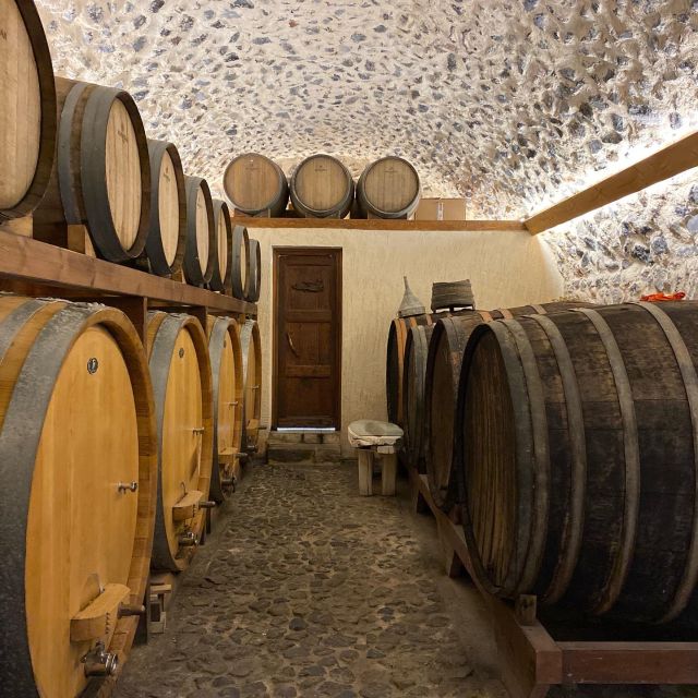 Santorini: Wine Tasting and Cave Settlement Tour - Duration and Availability