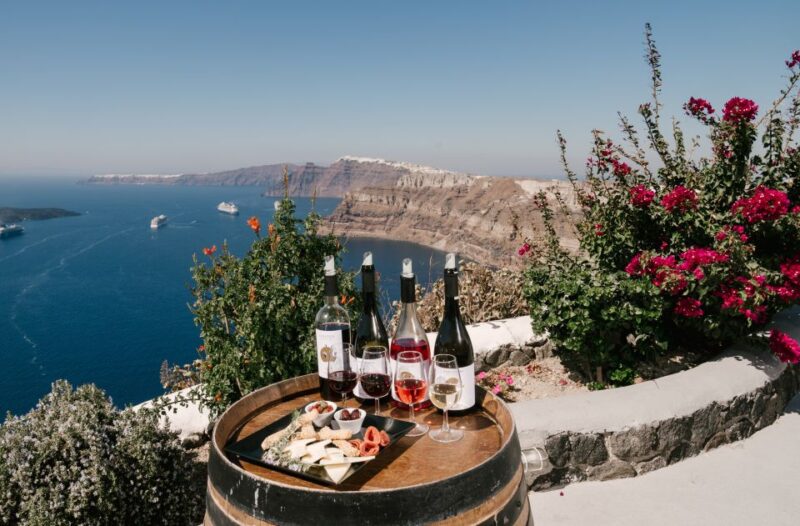 Santorini: Wine Tasting Tour to 3 Wineries With Transfer - Winery Visits and Tasting Experiences