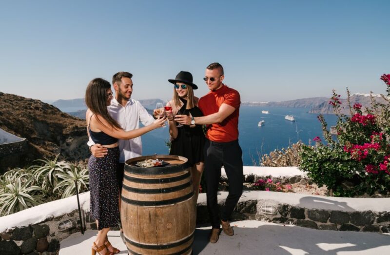 Santorini: Wine Tasting Tour to 3 Wineries With Transfer - Canava Roussos: A Taste of Tradition