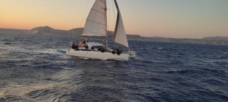 Santorini:Catamaran: Private Cruise With Food & Drinks - Included Amenities