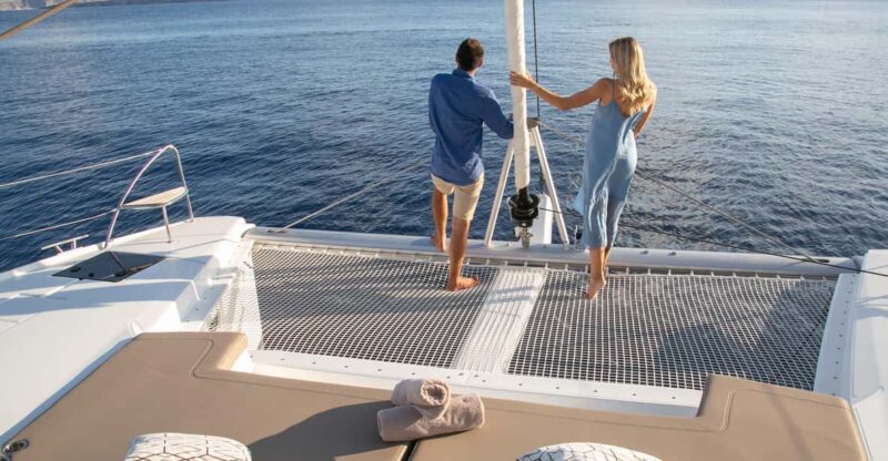 Santorini:Private Catamaran Tour With BBQ & Unlimited Drinks - Itinerary and Experience