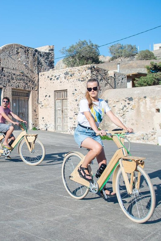 Santorinis Private 2-hour Wooden E-bike Tour - Itinerary and Experience