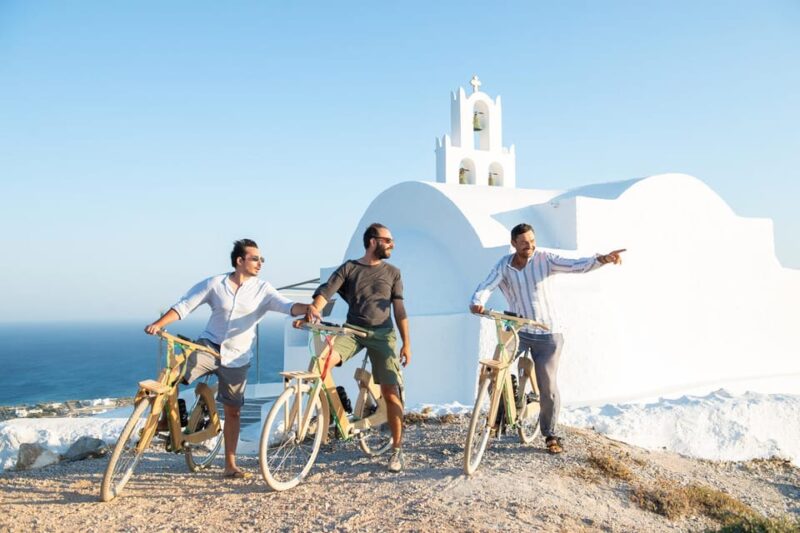 Santorinis Private 2-hour Wooden E-bike Tour - E-bike Features
