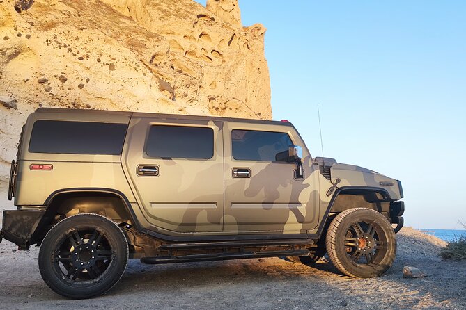 Santorinis Private HUMMER Adventures - Exploring Santorinis Breathtaking Landscapes