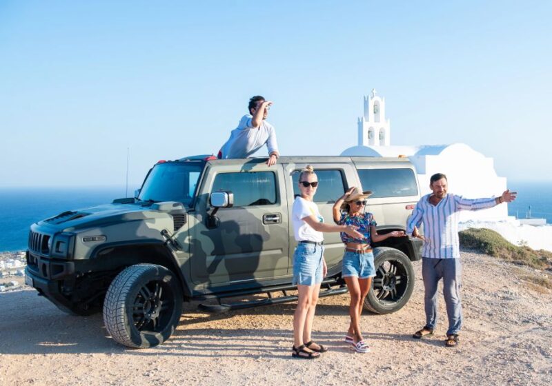 Santorinis Private HUMMER Adventures - Pricing and Inclusions