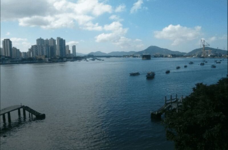 Santos & Guaruja: Private Speedboat Tour With Food & Drinks - Swim at Cheira Limão Beach
