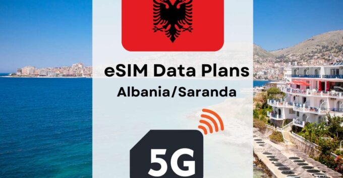 Saranda: Esim Internet Data Plan for Albania 4g/5g - Effortless Navigation