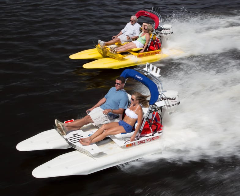 Sarasota: Island Adventures & Catamaran Speedboat Tours - Key Points
