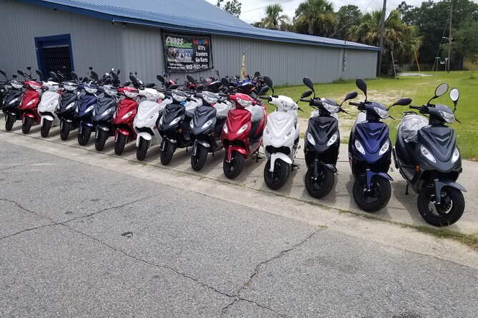 Savannah Scooter and Trike Rental With Helmet - Free Parking Convenience