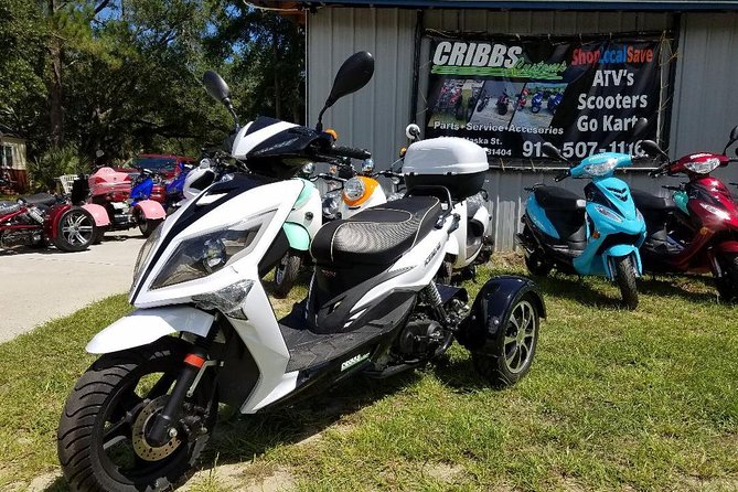 Savannah Scooter and Trike Rental With Helmet - Hotel Pickup Service