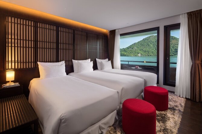 Scarlet Pearl Cruise - The Pearl of Ha Long Bay - 2 Days 1 Night - Sunset and Dinner