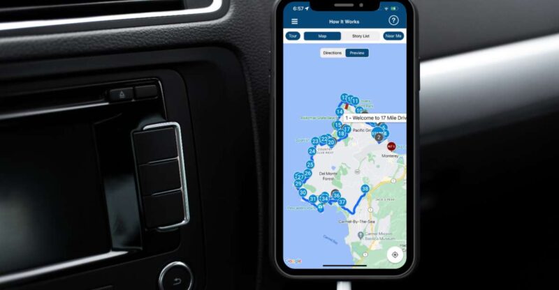 Scenic 17-Mile Self-Guided Driving Audio Tour - Key Points