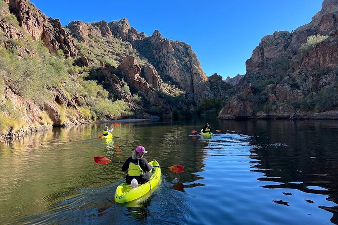 Scenic Guided Kayaking Tour on Saguaro Lake - Traveler Requirements and Fitness Level