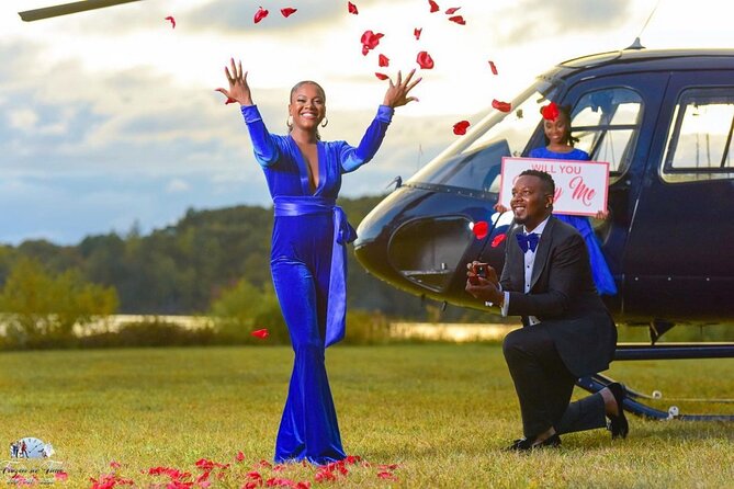 Scenic Lakeside Proposal With Luxury Helicopter From NYC - Key Points