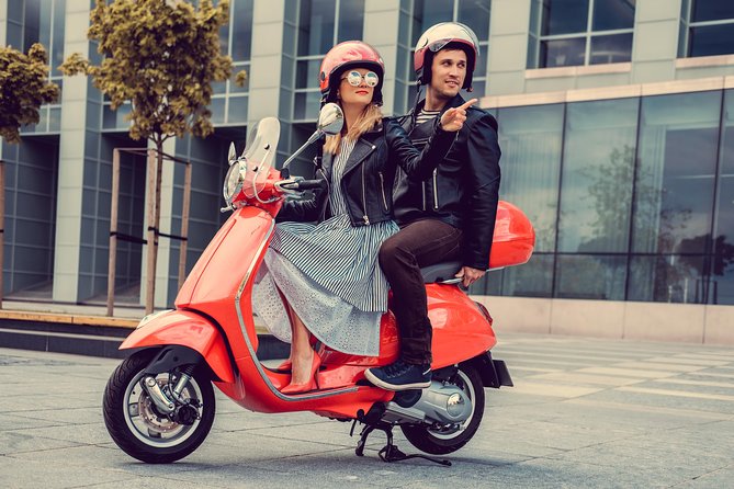 Scooter Rental for 4 Hours Plus 1 Hour Free and 2 Passengers Retro Lucky 49CC - Key Points