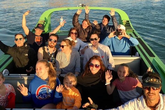 Scream Machine Sunset and Dolphin Beachfront Cruise - Key Points