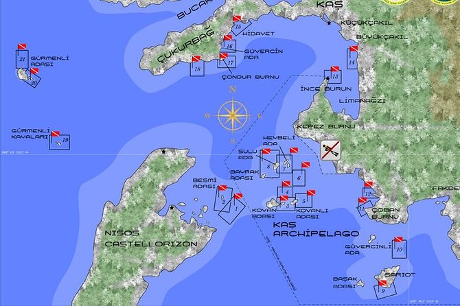 Scuba Diving in Kas for Certified Divers Incl. All Equipments - Dive Sights and Underwater Wonders