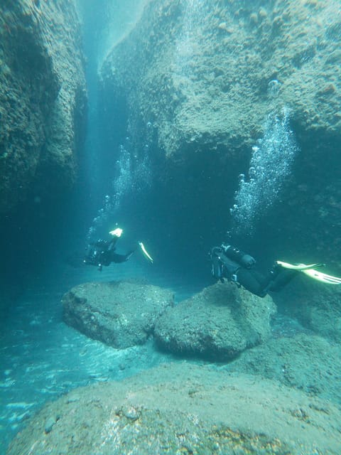Scuba Diving in the Volcanic Caldera/shorelines of Santorini - Transportation and Amenities