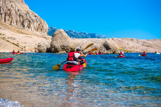 Sea Kayaking - Pag Bay - Breathtaking Coastline