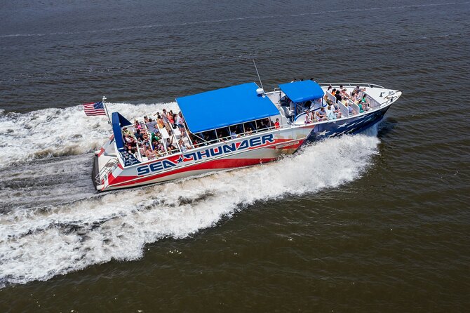 Sea Thunder Cruise-2 Hour Tour Surrounded by Dolphins in S.C - Inclusions and Accessibility