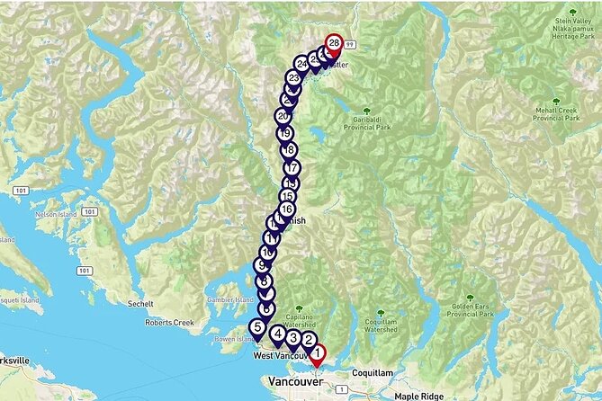 Sea to Sky Highway: a Smartphone Audio Driving Tour - Additional Tour Information