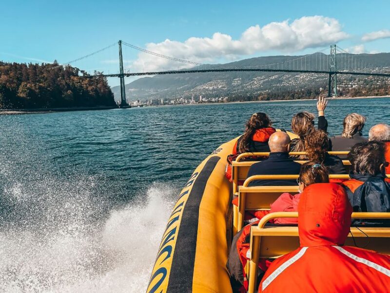 Sea Vancouver: City and Waterfall Sightseeing RIB Tour - Participant Information