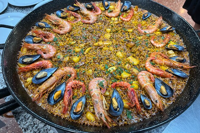 Seafood Paella Cooking Class, Tapas and Visit to Ruzafa Market. - Drinks and Dessert