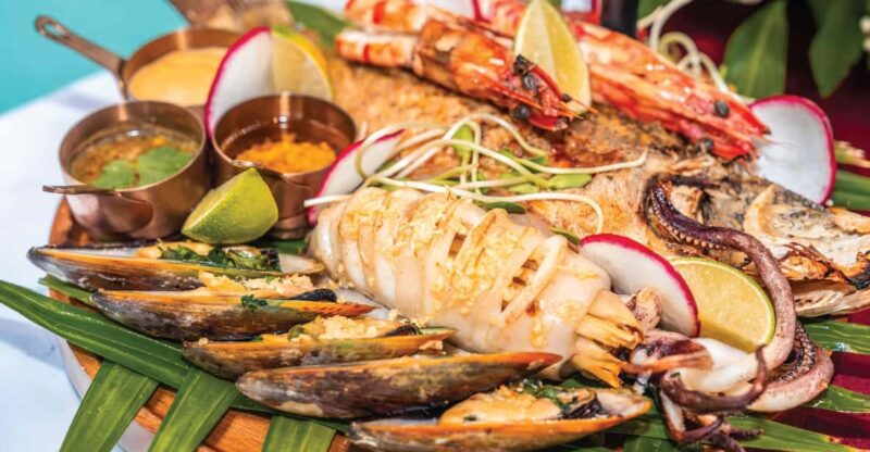 Seafood Tower at Terrace Grill - Culinary Offerings