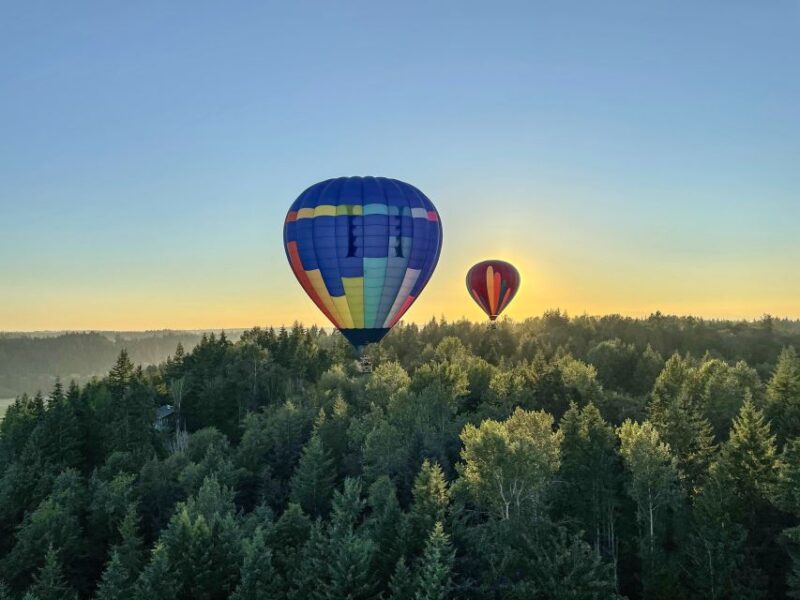 Seattle: Mt. Rainier Sunrise Hot Air Balloon Ride - Flight Details