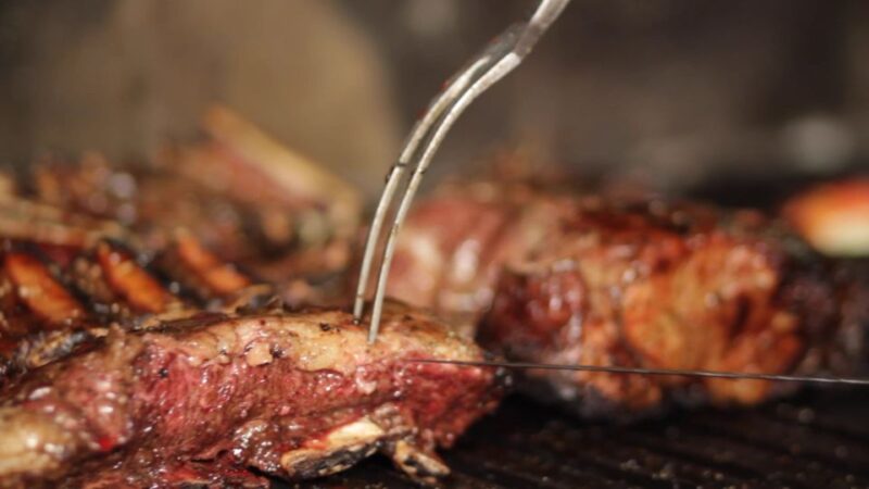 Secrets of Asado in Buenos Asado, BBQ and Dinner - Preparing Chimichurri Sauce