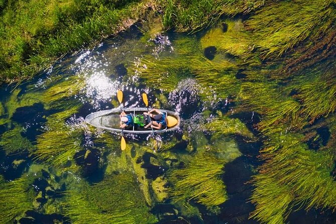 See Through Kayaks on Gacka River - Admiring the Transparent Kayaks