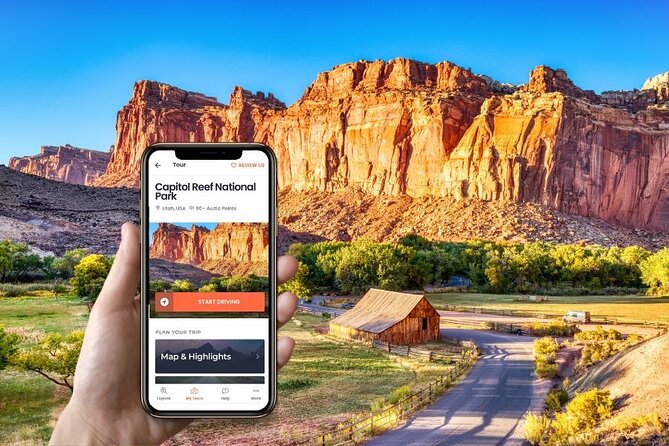 Self-Guided Audio Driving Tour in Capitol Reef - Customizing the Tour Route