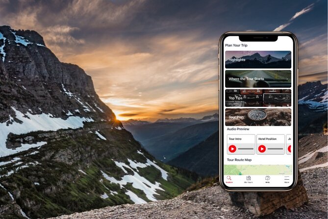 Self-Guided Audio Driving Tour in Glacier National Park - Offline Access and Availability