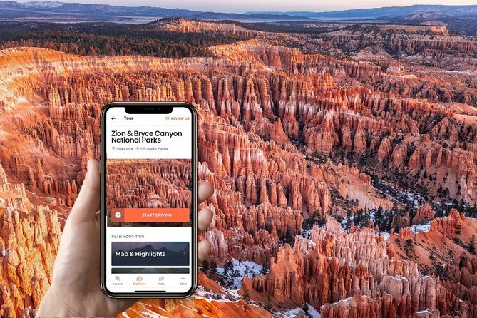 Self-Guided Audio Driving Tour in Zion & Bryce Canyon - Booking and Accessibility