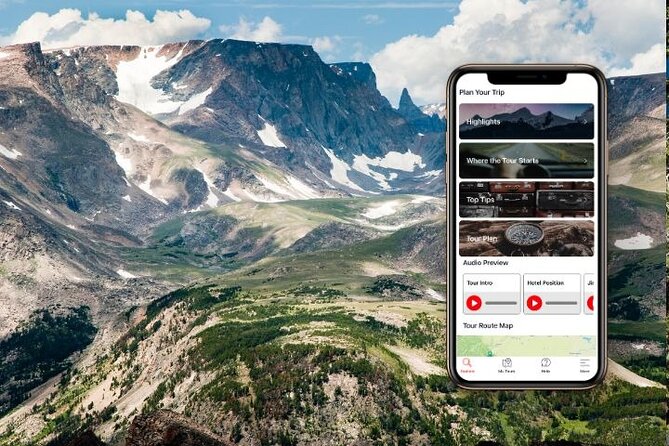Self-Guided Audio Driving Tour on Beartooth Highway - In-App Trip Planner