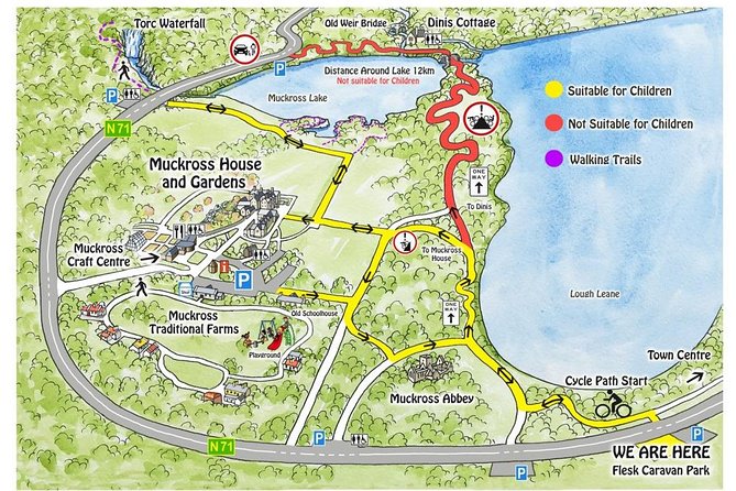 Self-Guided Bike Tour of Killarney National Park, Muckross Gardens & Waterfall - Muckross Abbey and Grounds