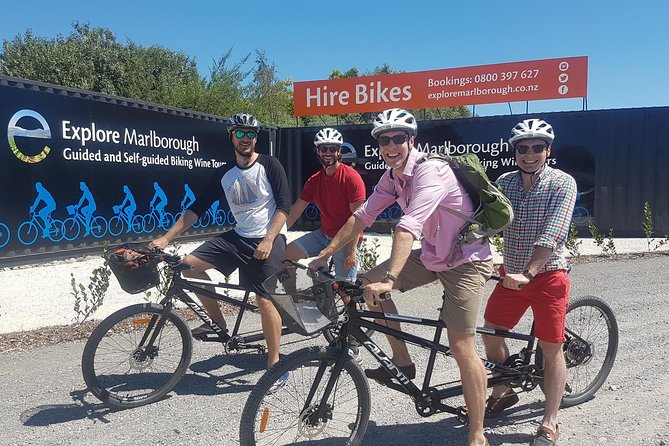 Self-Guided Biking Wine Tour (Full Day) in the Marlborough Region. - Inclusions and Exclusions