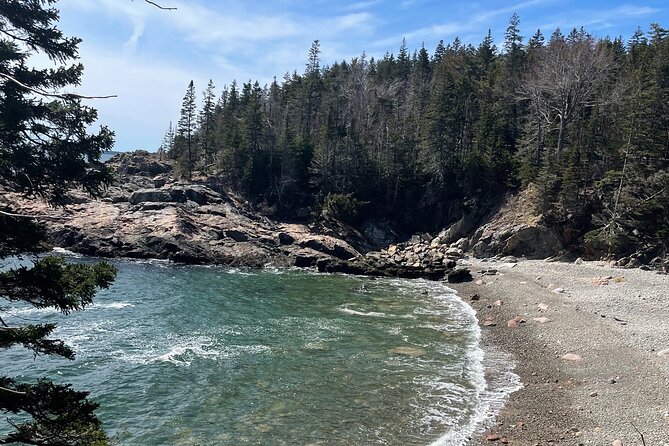 Self Guided GPS Audio Driving Tour Acadia NP From Hulls Cove VC - Meeting and End Points