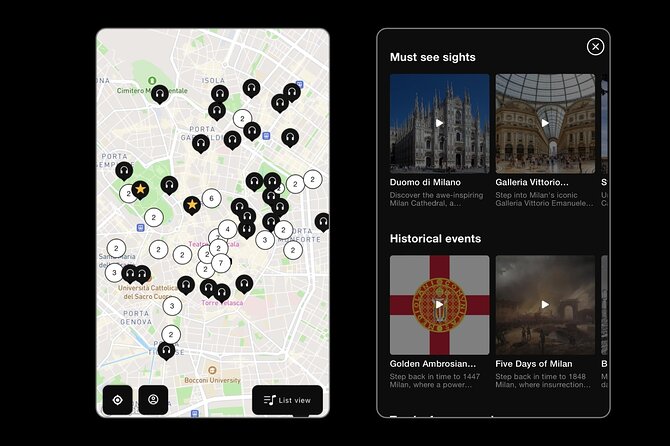 Self Guided Tours In Milan With 15 Captivating Audio Stories - Tour Duration and Flexibility