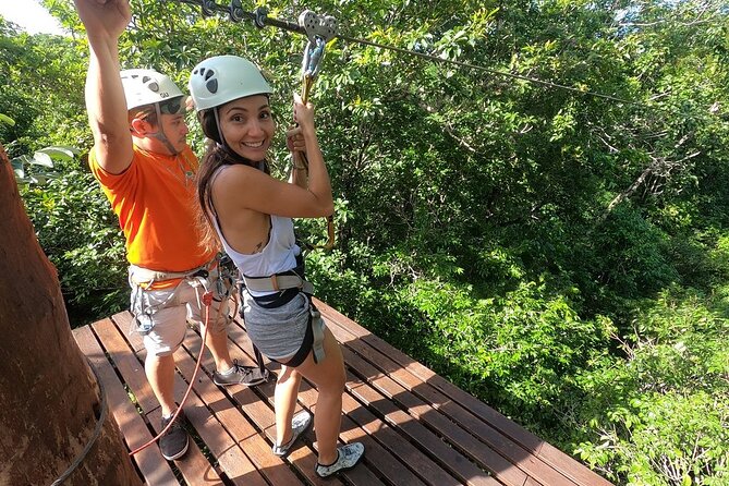 Selva Maya Eco Adventure Park: Ziplining, Hanging Bridges, Rappelling, and Cenote - Scaling an 18-Foot Rock Pyramid