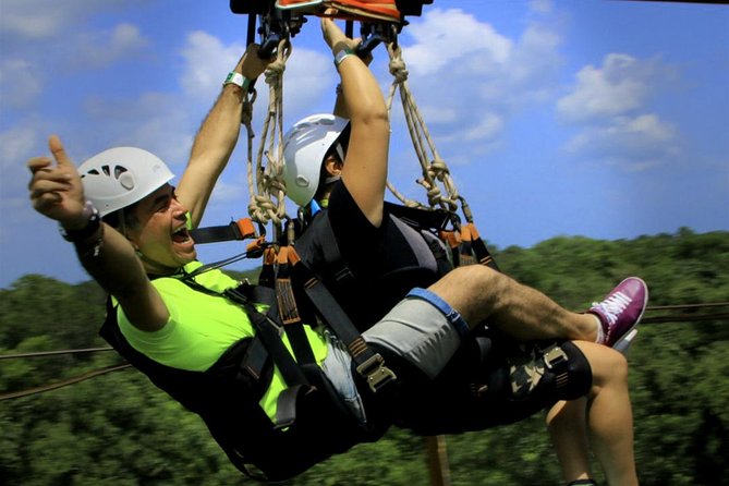 Selvatica Adventure Park: Ziplines and Cenote Tour From Cancun and Riviera Maya - Aqua-zip and Tarzania