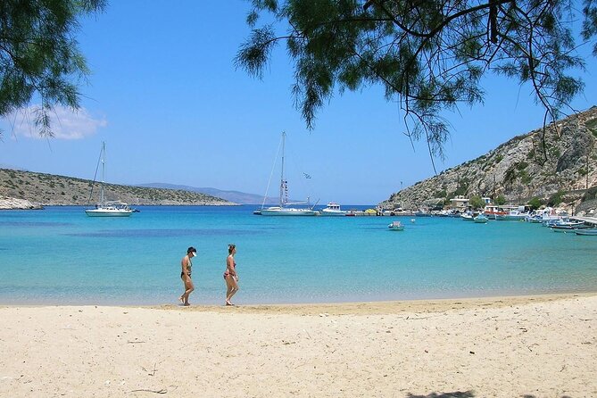Semi-private Antiparos & Caves Blue Lagoon OR Rina Cave & Small Cyclades - Meeting Point and Pickup